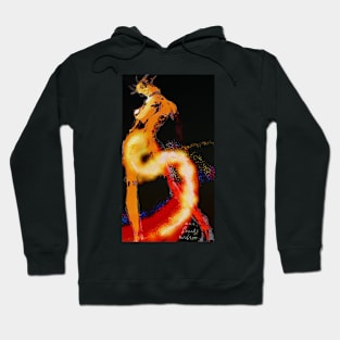 Fire element Robot Hoodie